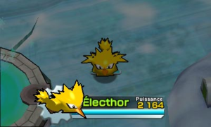 Super Pokémon Rumble - Électhor Mot de passe.png