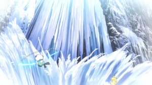 LV140 - Moustillon et Pikachu de Sacha (Flash-back).png
