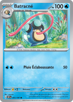 Batracné (Écarlate et Violet Flammes Obsidiennes 051)