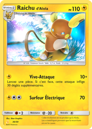 Carte Soleil et Lune Kit du Dresseur Raichu d'Alola 30.png