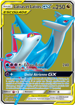 Latias et Latios-GX (Soleil et Lune Duo de Choc 169)