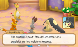 Une fois au QG, Mysdibule interpelle sur la tablette de pierre laissée par Crocorible.