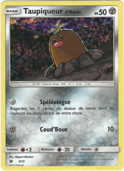 Taupiqueur d'Alola (Collection McDonald's 2017 9)