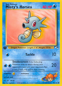 Misty's Horsea (Gym Heroes 86)