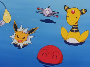 EP242 - Voltali, Magnéti, Voltorbe et Pharamp.png