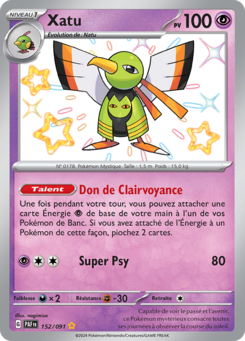 Xatu (Écarlate et Violet Destinées de Paldea 152)