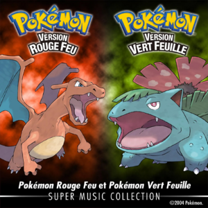 Pochette Pokémon Rouge Feu et Pokémon Vert Feuille Super Music Collection Recto.png