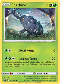 Scarhino (Épée et Bouclier Astres Radieux 008)