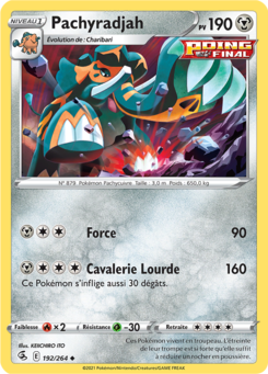 Pachyradjah (Épée et Bouclier Poing de Fusion 192)