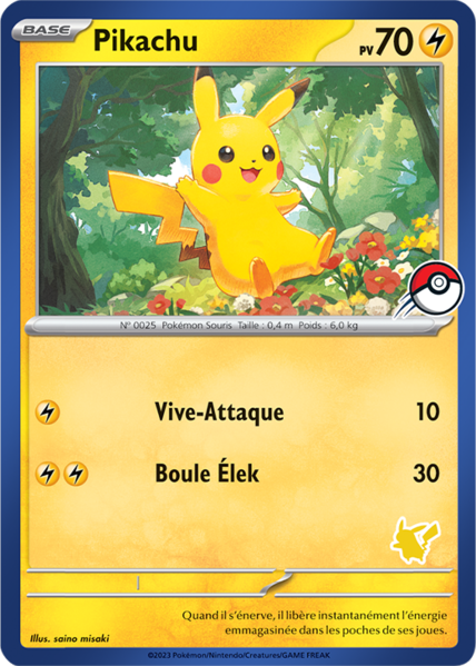 Fichier:Carte Mon premier combat Pikachu Pikachu (premier).png