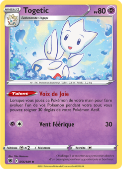 Togetic (Épée et Bouclier Astres Radieux 056)