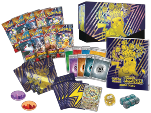 Coffret Dresseur d'élite Écarlate et Violet Étincelles Déferlantes Contenu.png