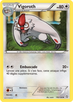 Vigoroth (Noir & Blanc Dragons Exaltés 102)