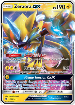Zeraora-GX (Soleil et Lune Tonnerre Perdu 86)