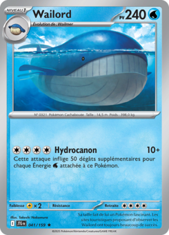 Wailord (Écarlate et Violet Aventures Ensemble 041)