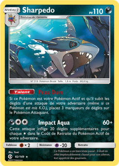 Sharpedo (Soleil et Lune 82)