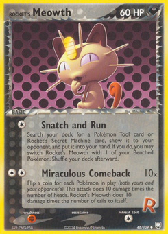 Rocket's Meowth (EX Team Rocket Returns 46)