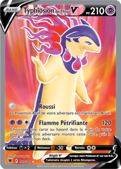 Typhlosion de Hisui-V (Épée et Bouclier Astres Radieux 169)