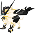 Necrozma Crinière du Couchant, né de la fusion entre Necrozma et Solgaleo.