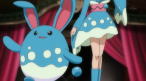 Azumarill d'une Fille en Kimono.png