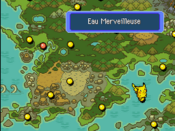 L'Eau Merveilleuse sur la carte.