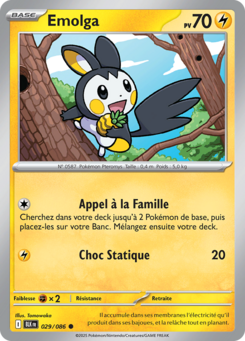 Emolga (Écarlate et Violet Foudre Noire 029)