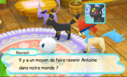 Il serait possible de ramener le joueur dans le monde des Pokémon.