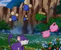 Cotovol, Rattata, Floravol et Granivol (sauvages)