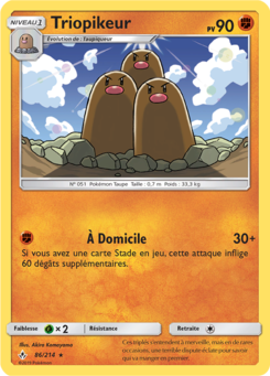 Triopikeur (Soleil et Lune Alliance Infaillible 86)