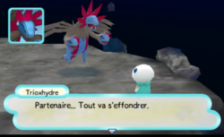 Le vœu ne pouvant être exaucé, la voûte va s'effondrer.