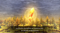 La Plume Crépuscule dans Pokémon Donjon Mystère : Équipe de Secours DX.
