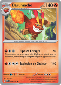 Darumacho (Écarlate et Violet Flammes Obsidiennes 035)