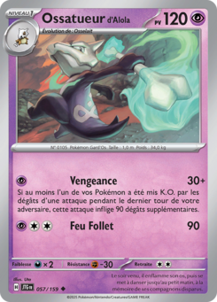Ossatueur d'Alola (Écarlate et Violet Aventures Ensemble 057)