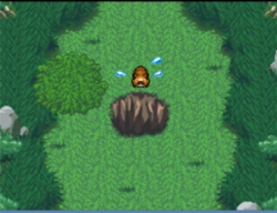 Keunotor enlève le tas de feuilles pour que les autres puissent y voir quelque chose.