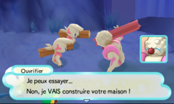 ...qui finit par céder et accepte de construire la maison.