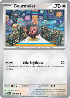 Gourmelet (Écarlate et Violet Flammes Obsidiennes 181)