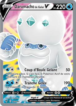 Darumacho de Galar-V (Épée et Bouclier Voltage Éclatant 169)