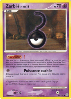 Zarbi ? (Diamant & Perle Éveil des Légendes 82)
