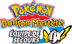 Logotype français de Pokémon Donjon Mystère : Équipe de Secours DX.