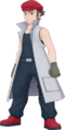 La tenue canonique de Sam dans Pokémon Masters EX.