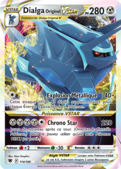 Dialga Originel-VSTAR (Épée et Bouclier Astres Radieux 114)