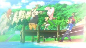 XY040 - Magicarpe et Mamanbo (Flash-back).png