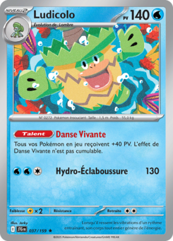 Ludicolo (Écarlate et Violet Aventures Ensemble 037)