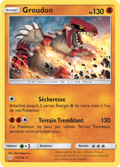 Groudon (Soleil et Lune Éclipse Cosmique 113)