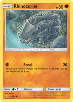 Rhinocorne (Soleil et Lune Alliance Infaillible 92)