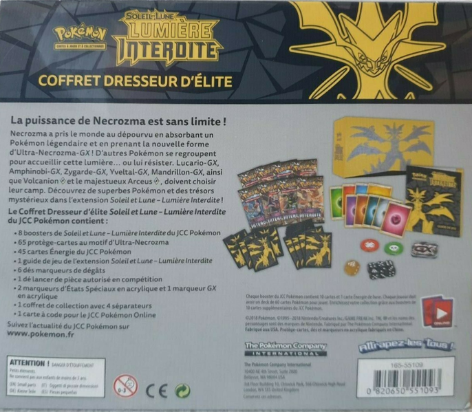 Fichier:Coffret Dresseur d'élite Soleil et Lune Lumière Interdite Verso.png