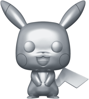 Figurine Pikachu (Silver Metallic) POP.png