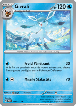Givrali (Écarlate et Violet Évolutions Prismatiques 025)