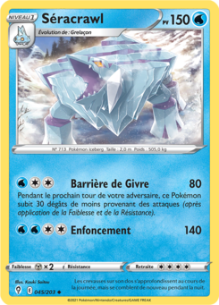 Séracrawl (Épée et Bouclier Évolution Céleste 045)