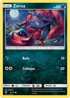 Zorua (Légendes Brillantes 52)